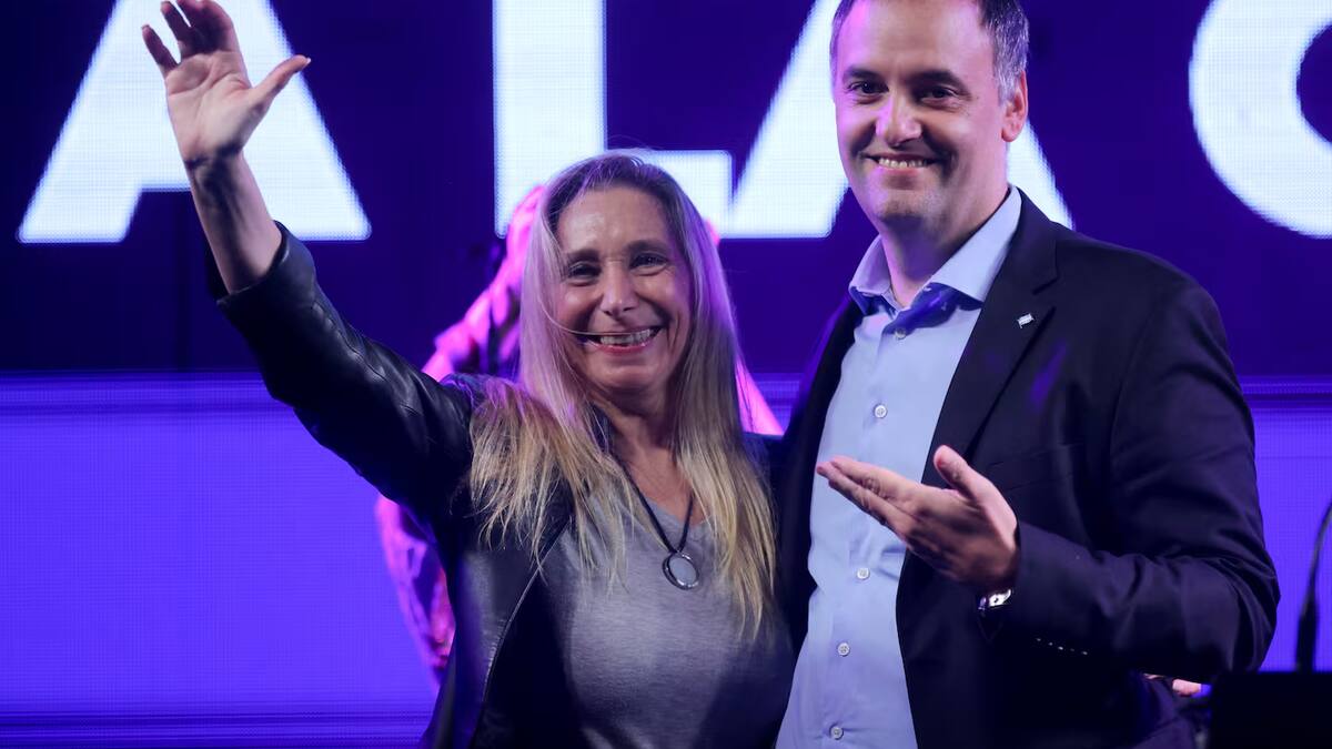 Karina Milei y Manuel Adorni
