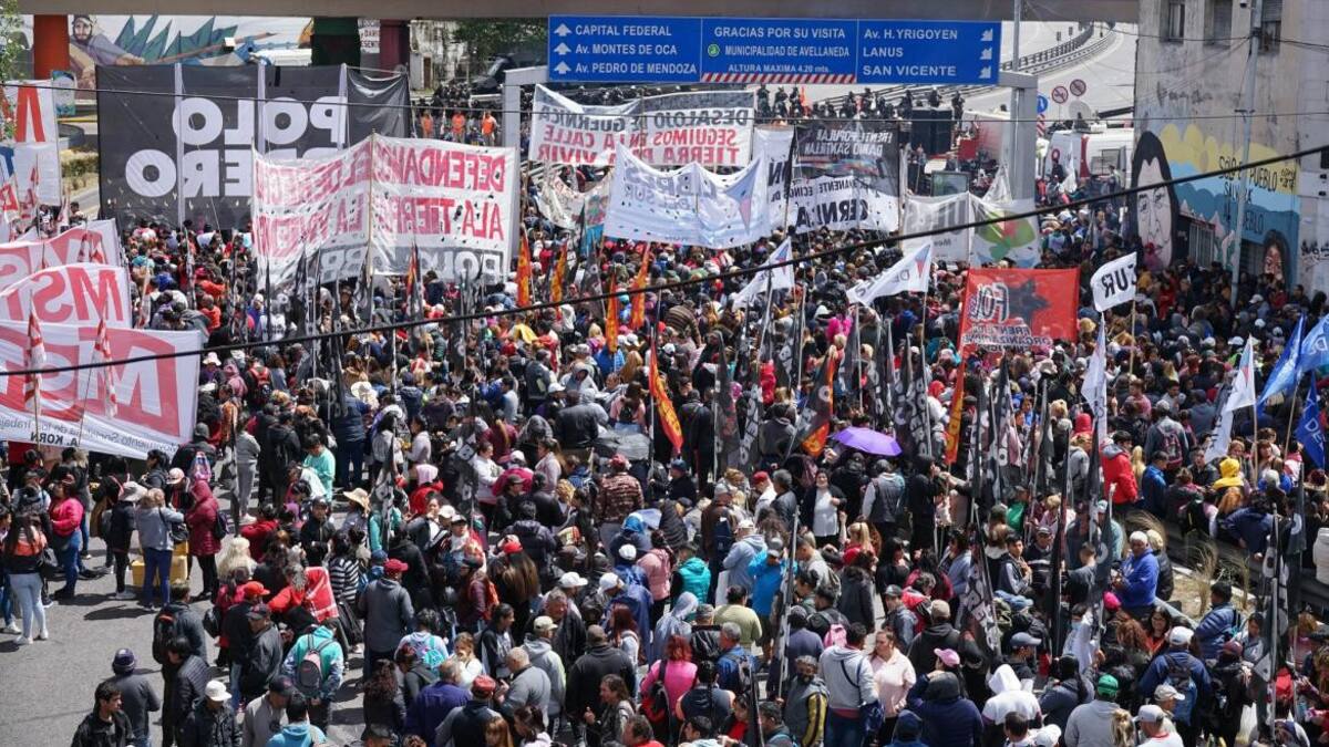 Polo Obrero, manifestación, corte, reclamos, piquete, NA