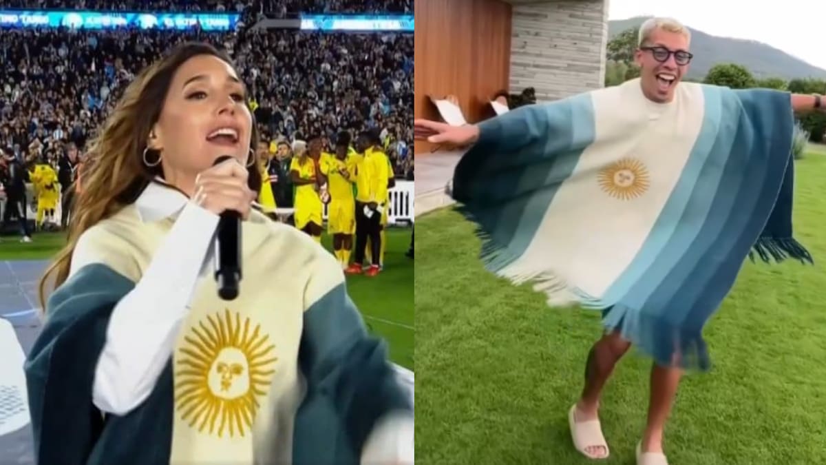 El famoso poncho que utilizó La Sole en la despedida de Messi: la historia detrás de la prenda