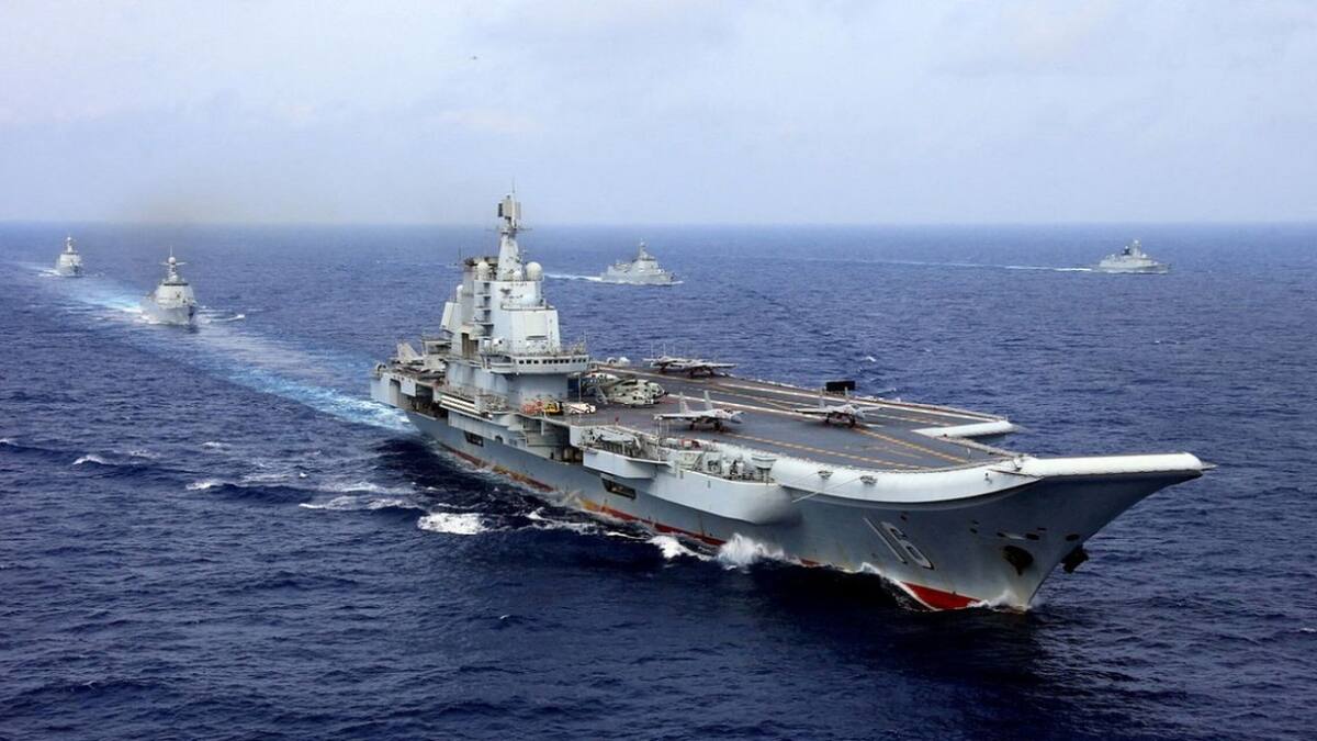 Portaaviones de China. Foto: Reuters.