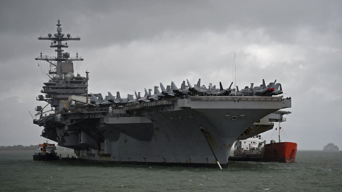 Portaaviones USS George Washington. Foto: Reuters