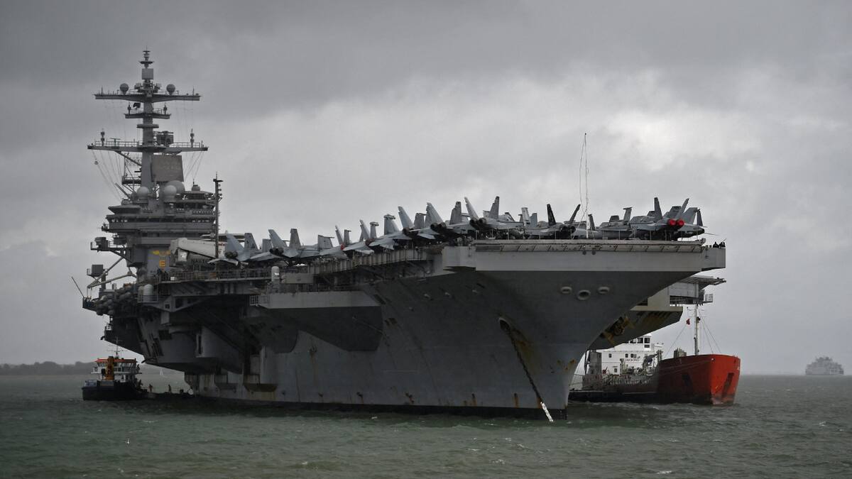 Portaaviones USS George Washington. Foto: Reuters