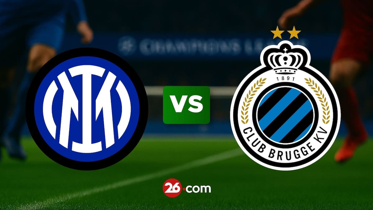 Portada de Inter vs Brujas por la Champions League.