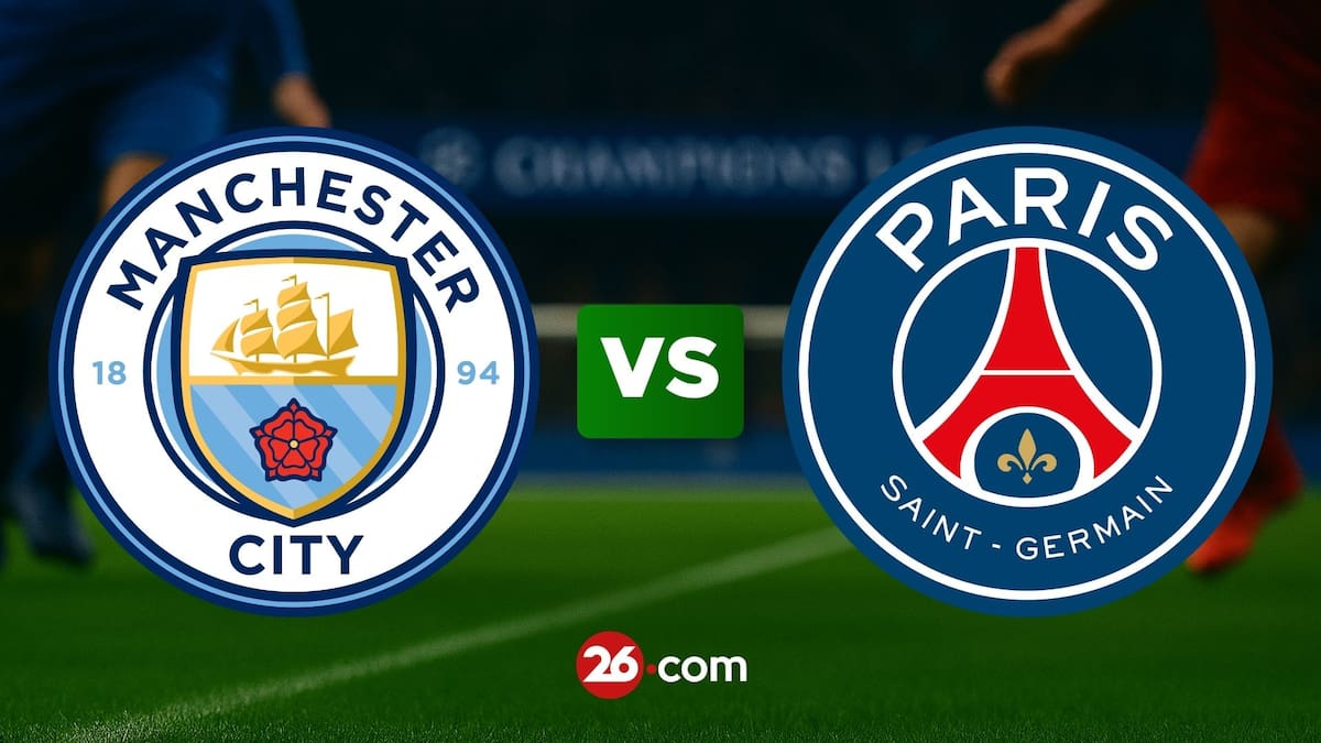 Portada de Manchester City vs PSG por la Champions League.