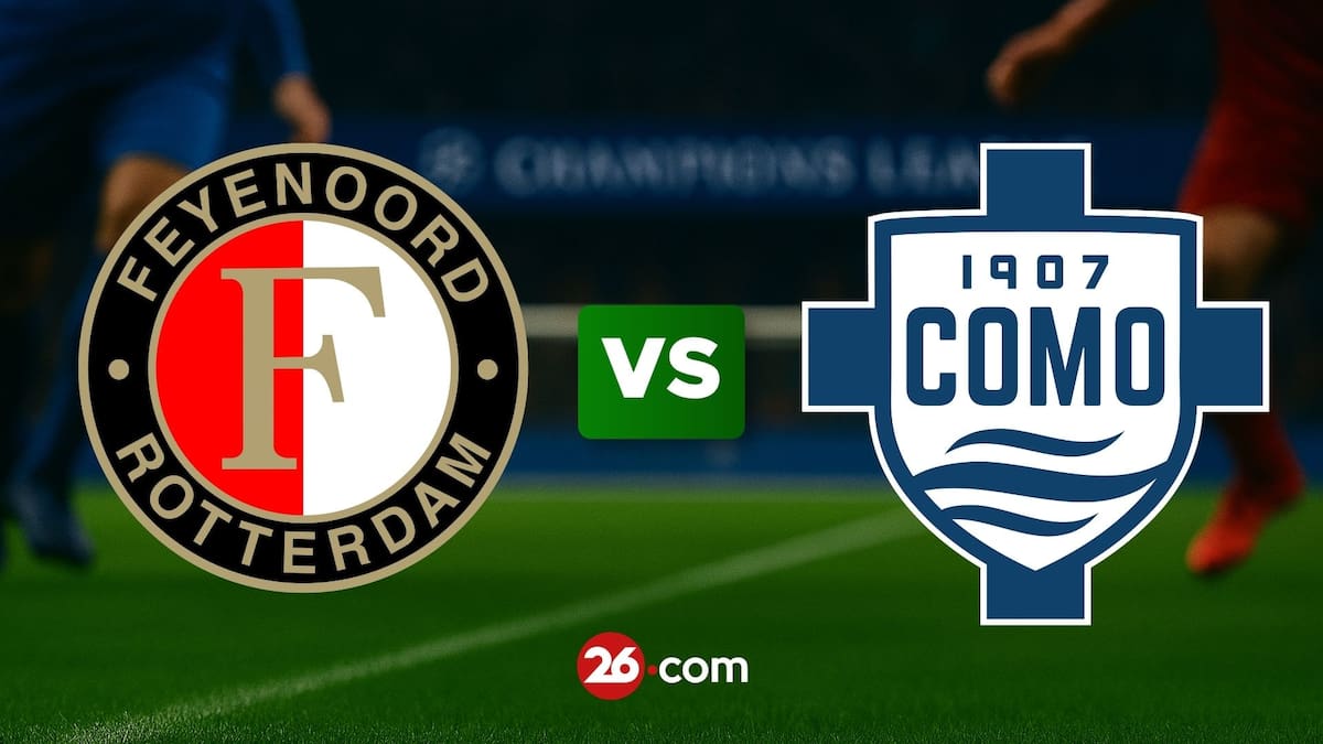 Portada de Feyenoord vs Como 1907 por la Champions League.