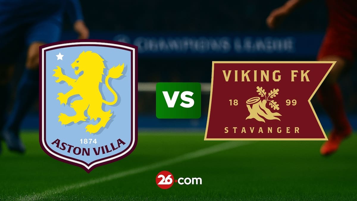 Escudos de Aston Villa vs Viking