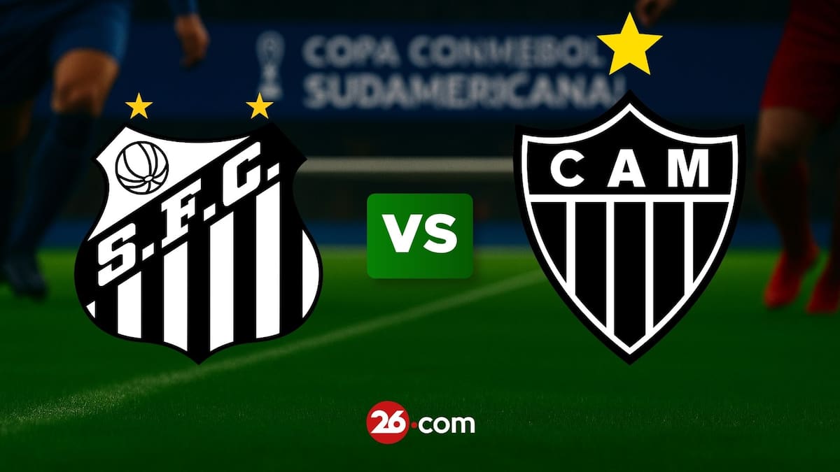 Santos vs. Atlético Mineiro: día, horario, canal de TV y cómo ver el partido de la Copa Sudamericana 2026