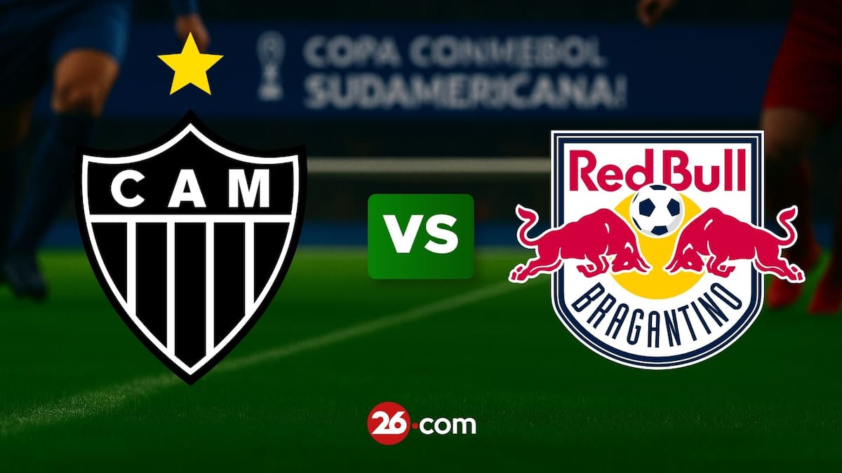 Atlético Mineiro vs. RB Bragantino: día, horario, canal de TV y cómo ver el partido de la Copa Sudamericana 2026