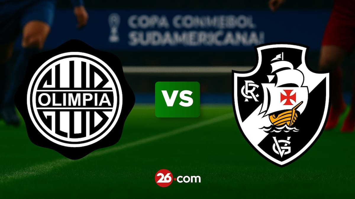 Olimpia vs. Vasco da Gama: día, horario, canal de TV y cómo ver el partido de la Copa Sudamericana 2026