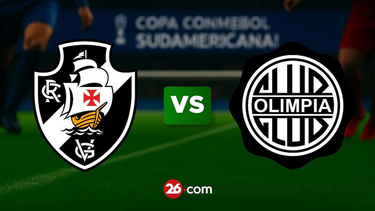 Vasco da Gama vs. Olimpia: día, horario, canal de TV y cómo ver el partido de la Copa Sudamericana 2026