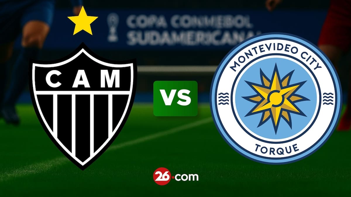 Portada de Atlético Mineiro vs Montevideo City Torque por la Copa Sudamericana.