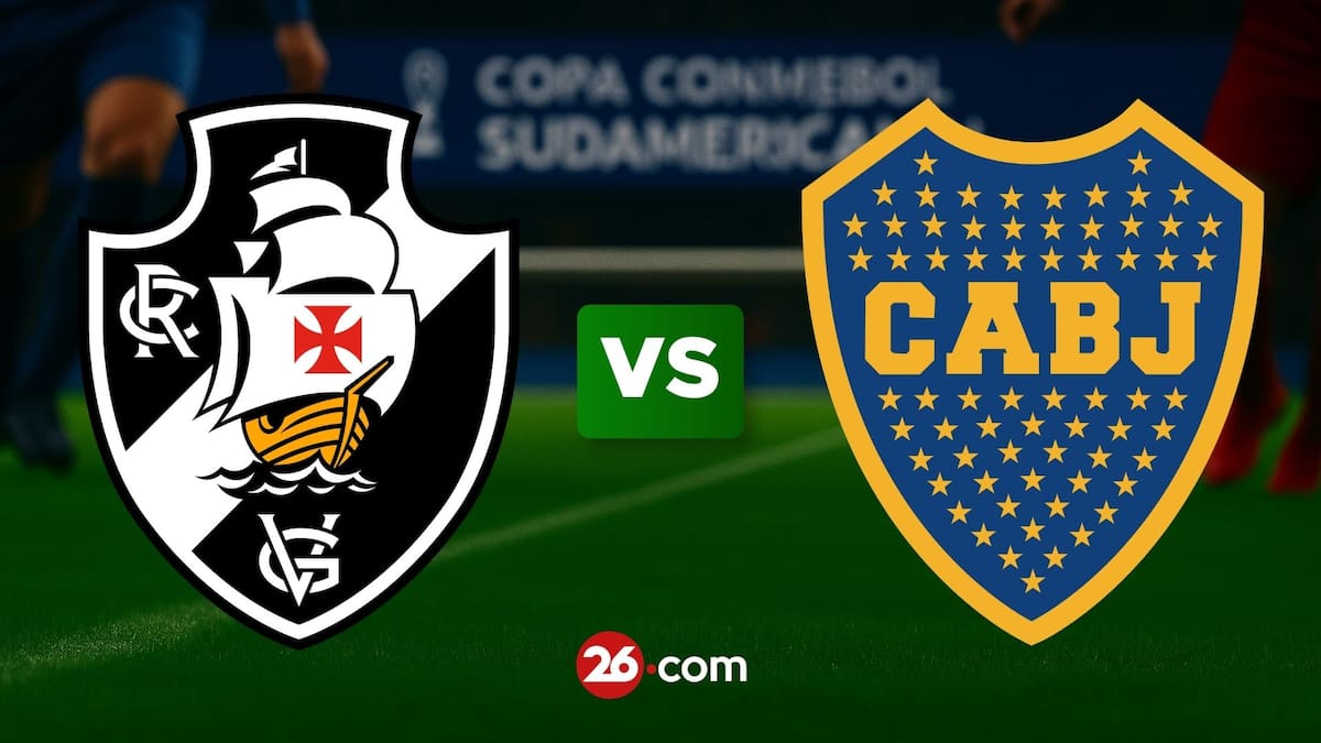 Portada de Vasco da Gama vs Boca Juniors por la Copa Sudamericana.