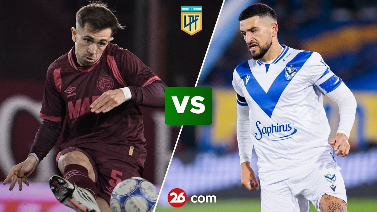 Portada del partido Lanús vs Vélez por el Torneo Clausura 2026.