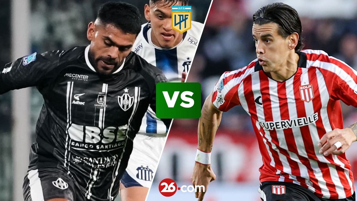 Portada del partido Central Córdoba vs Estudiantes de La Plata por el Torneo Clausura 2026.