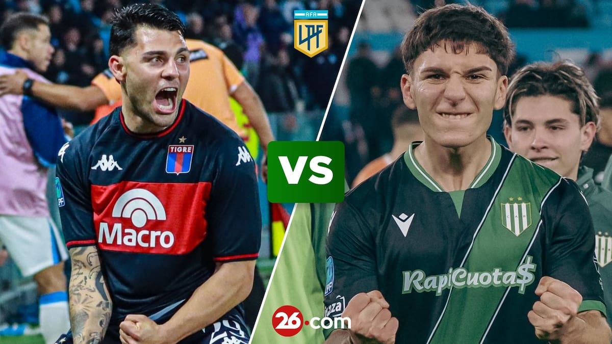 Portada del partido Tigre vs Banfield por el Torneo Clausura 2026.