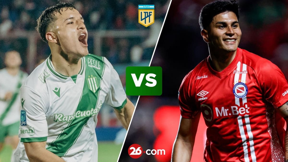 Portada del partido Banfield vs Argentinos Juniors por el Torneo Clausura.
