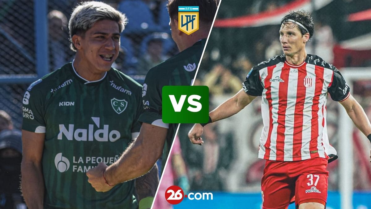 Portada del partido Sarmiento de Junín vs Barracas Central por el Torneo Clausura.