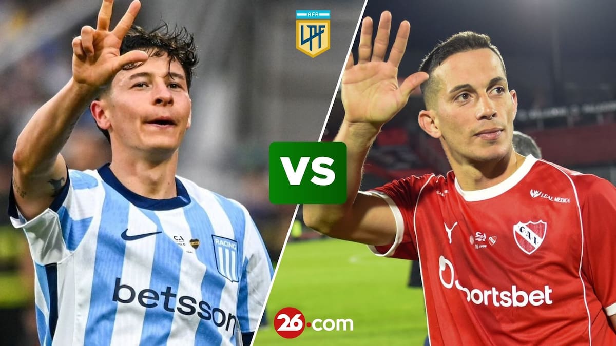 Portada del partido Racing vs Independiente por el Torneo Clausura.