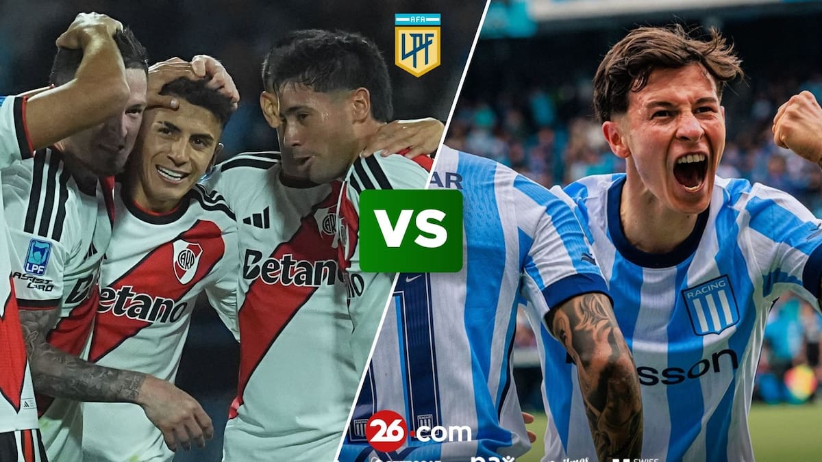 Portada de River Plate vs Racing por el Torneo Clausura.
