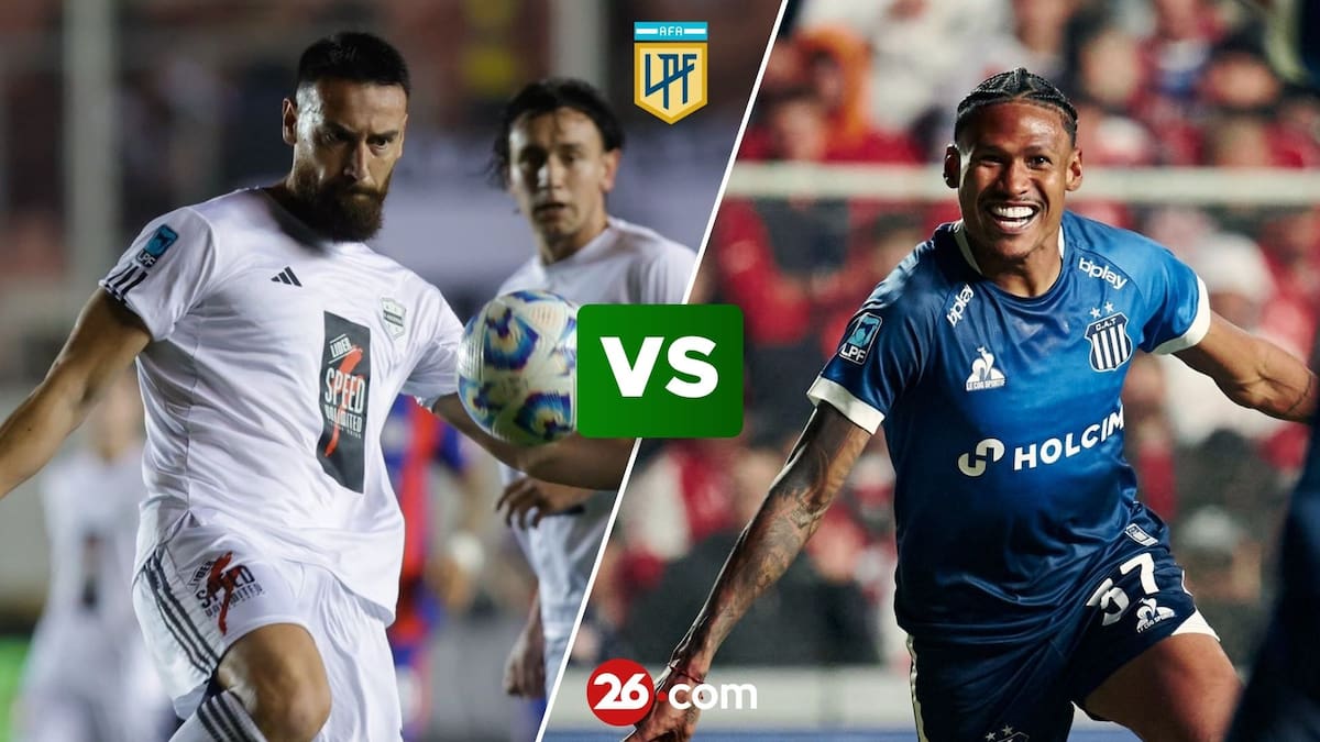 Portada del partido Riestra vs Talleres por el Toreno Clausura 2026.
