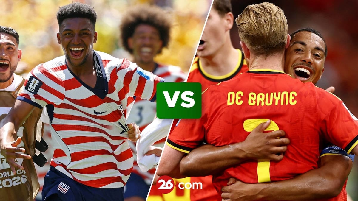 Estados Unidos vs Bélgica en el Mundial 2026: fecha, horario y dónde ver en TV y online
