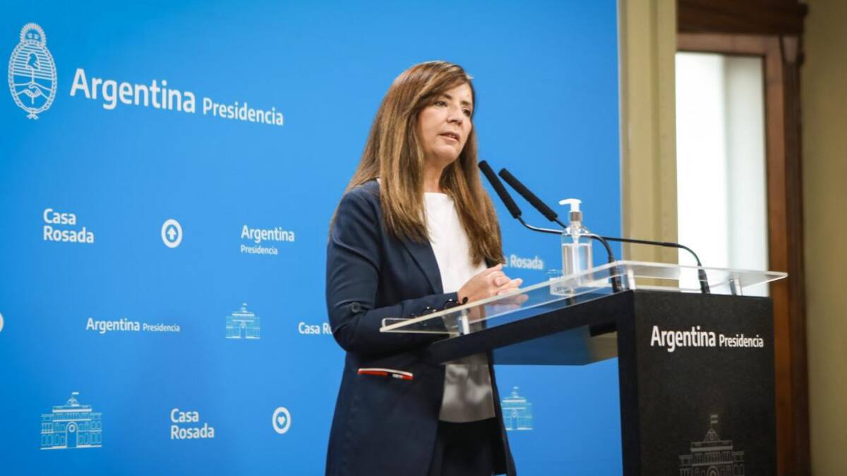 Portavoz de la Presidencia, Gabriela Cerruti, foto NA
