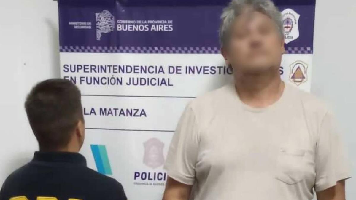 Portero denunciado por abuso sexual. Foto: DDI La Matanza
