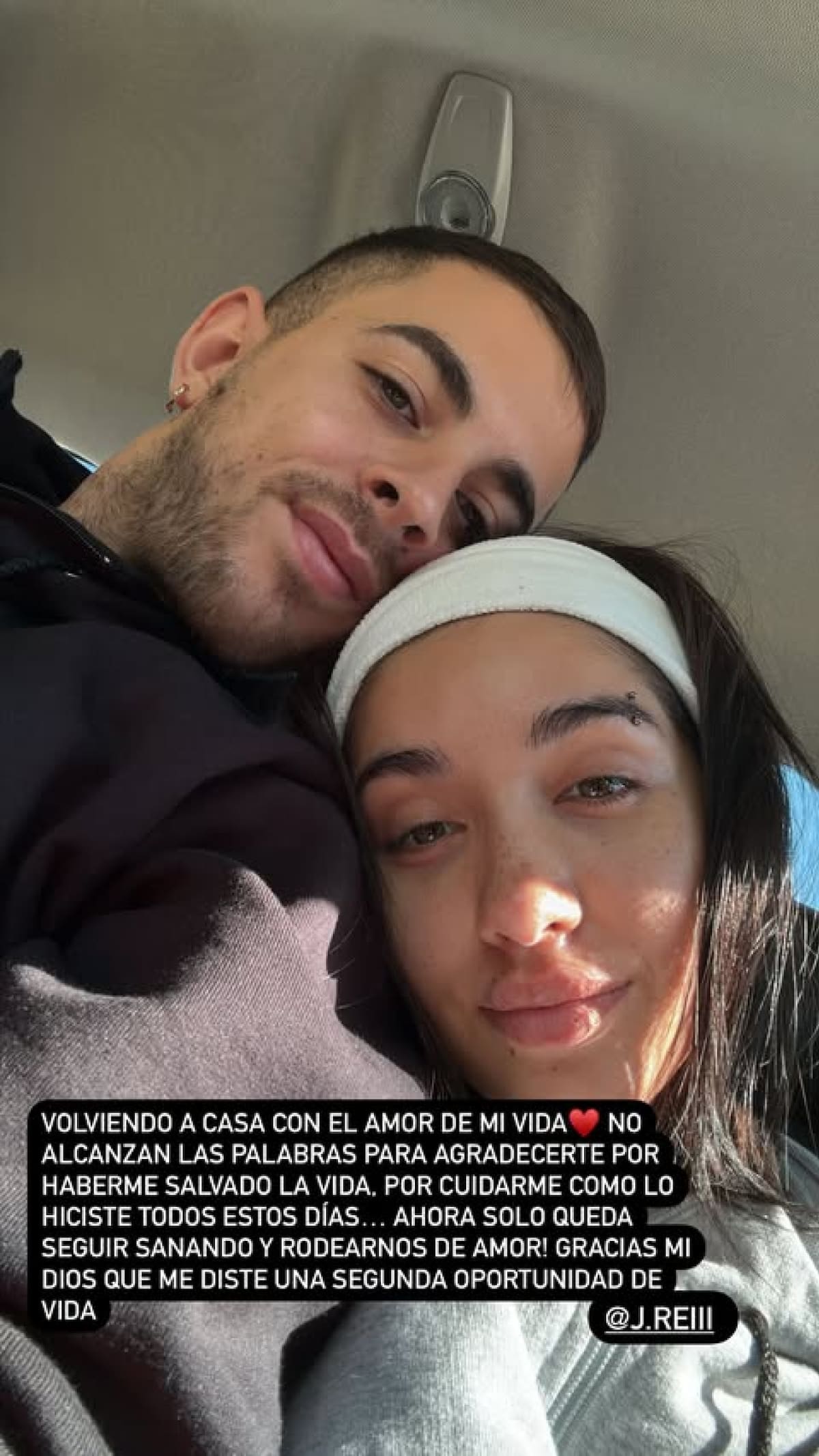 Posteos de María Becerra tras recibir el alta médica tras su internación. Foto: @mariabecerra.