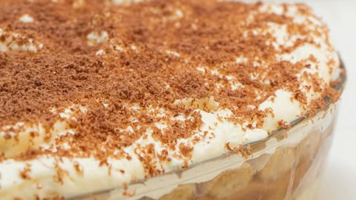 Postre borracho. Foto: Instagram @institutomundopastel