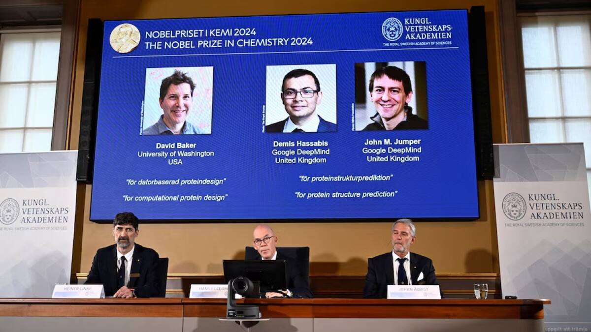 Premio Nobel de Química. Fuente: X/@NobelPrize