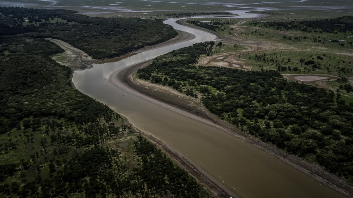 Preocupación por la sequía en la Amazonía brasileña. Foto: EFE.