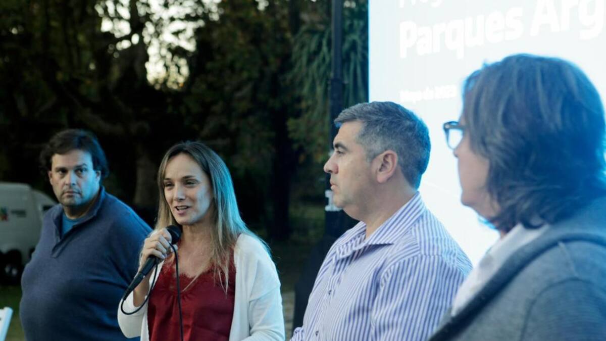 Presentación de Malena Galmarini del proyecto ECOSOL en Tigre. Foto: Prensa.