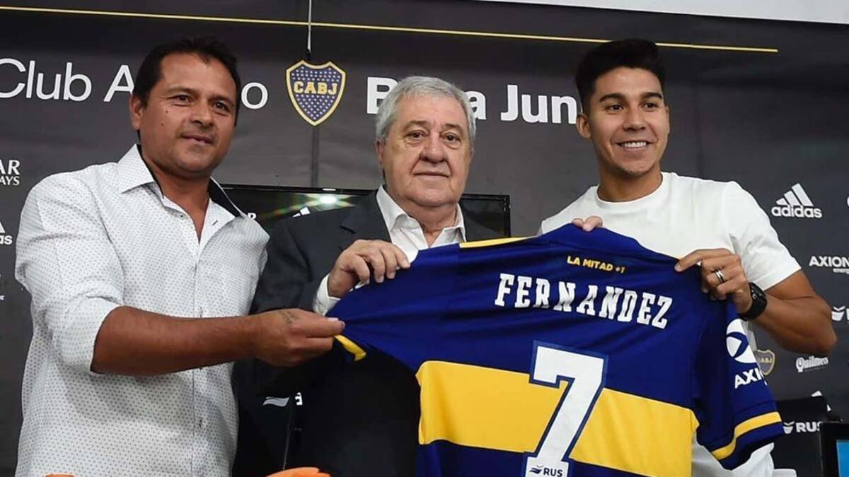 Presentación en Boca de Pol Fernández