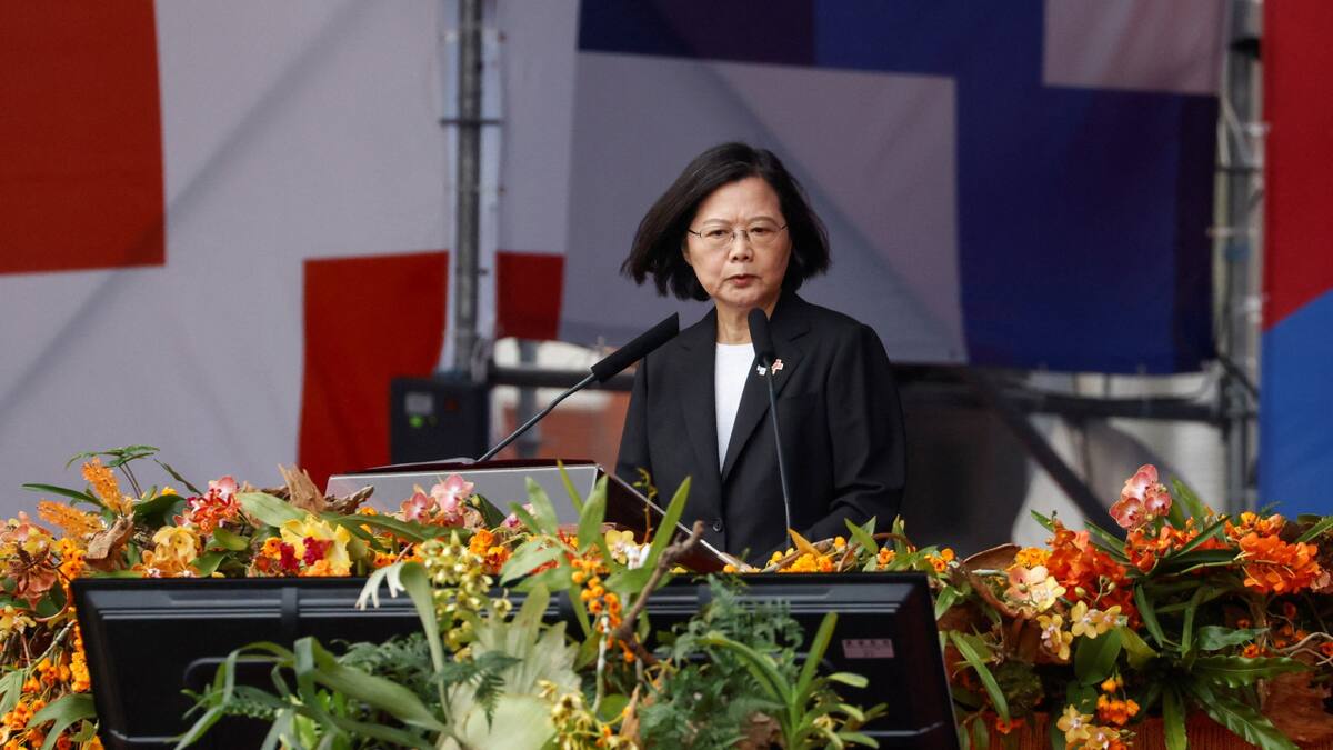 Presidenta de Taiwán, Tsai Ing-wen. Foto: Reuters.