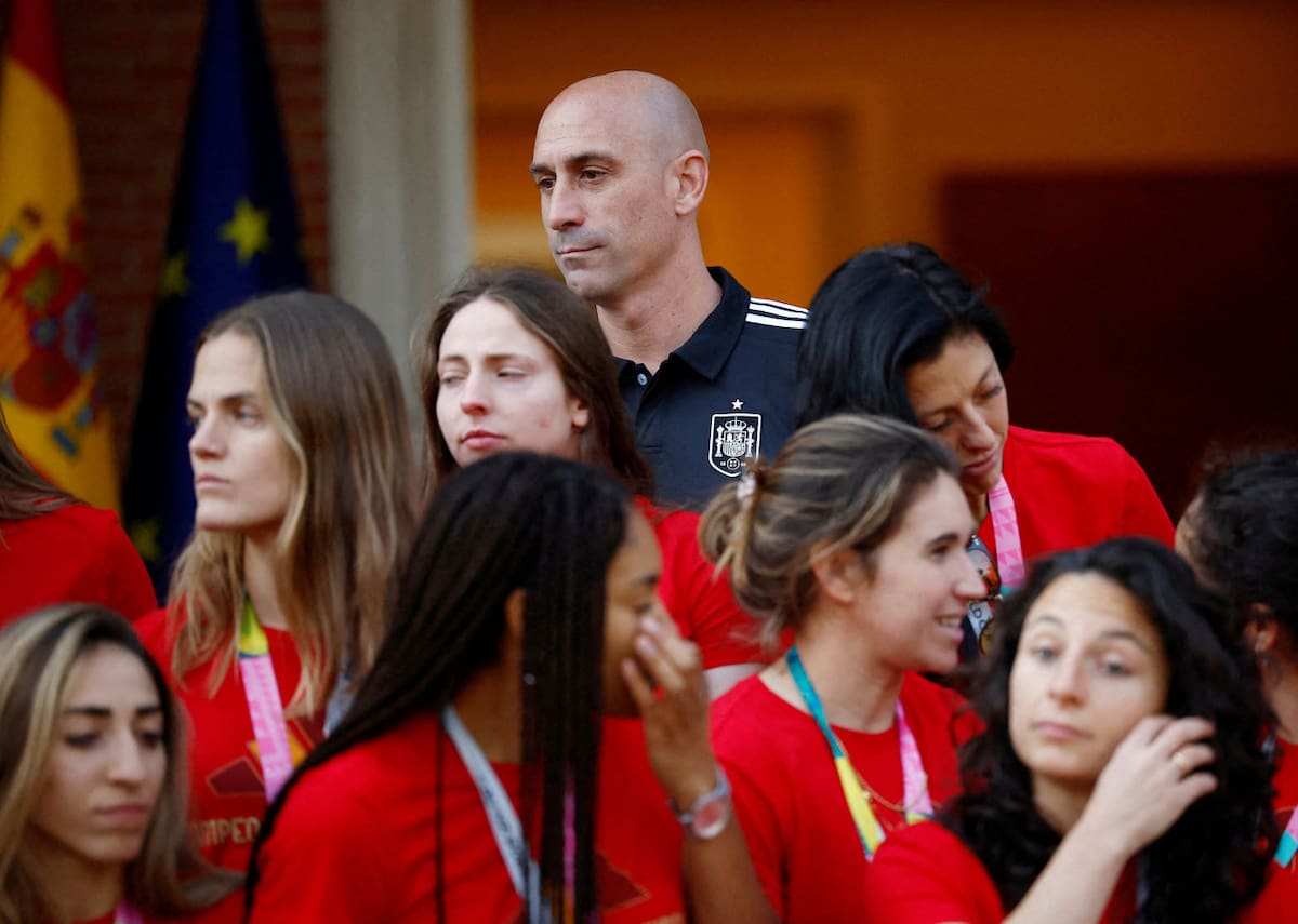 Presidente de la Real Federación Española de Fútbol, Luis Rubiales. Foto: NA.