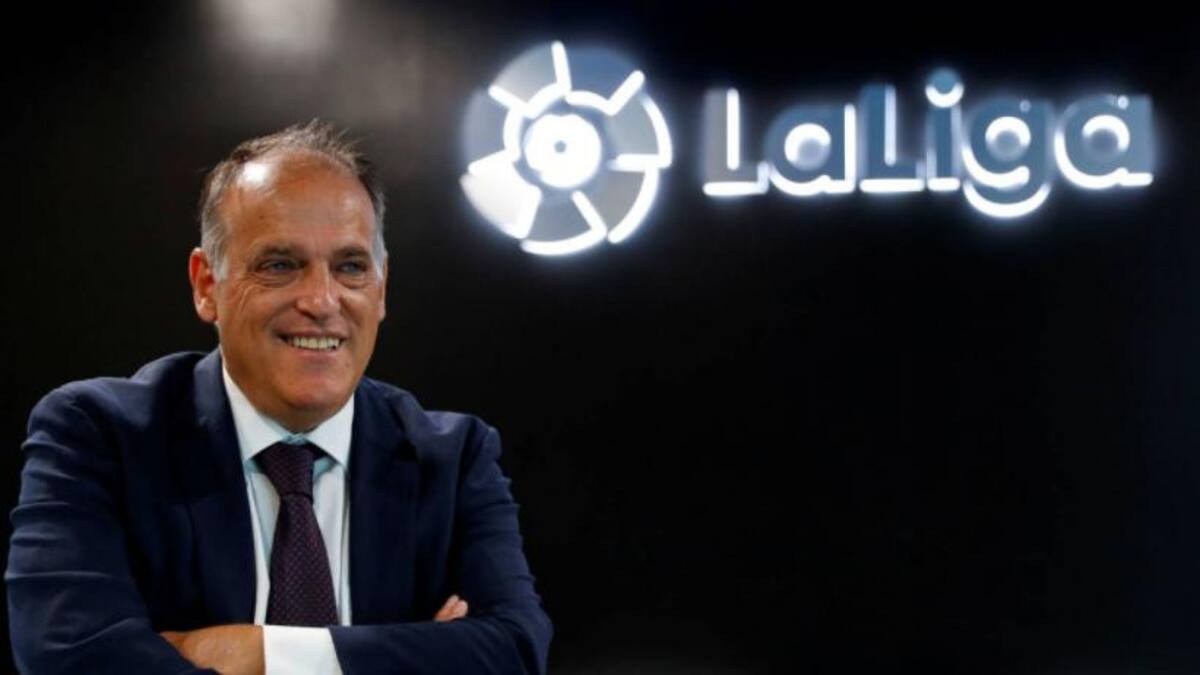 Presidente de LaLiga de España Javier Tebas, NA