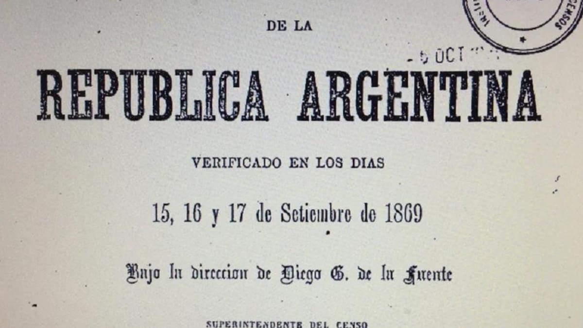 Primer censo argentino de 1869