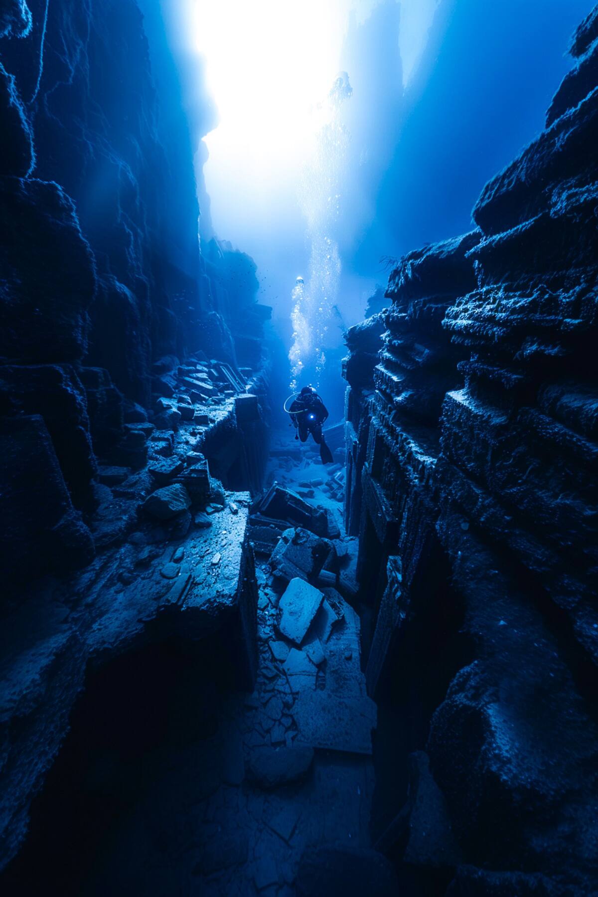 Profundidades del océano. Foto Freepik.