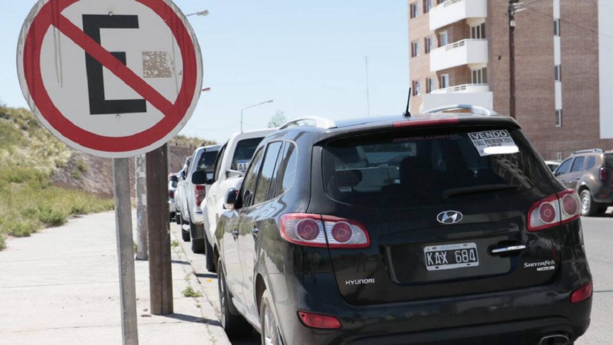 Prohibido estacionar. Foto: X