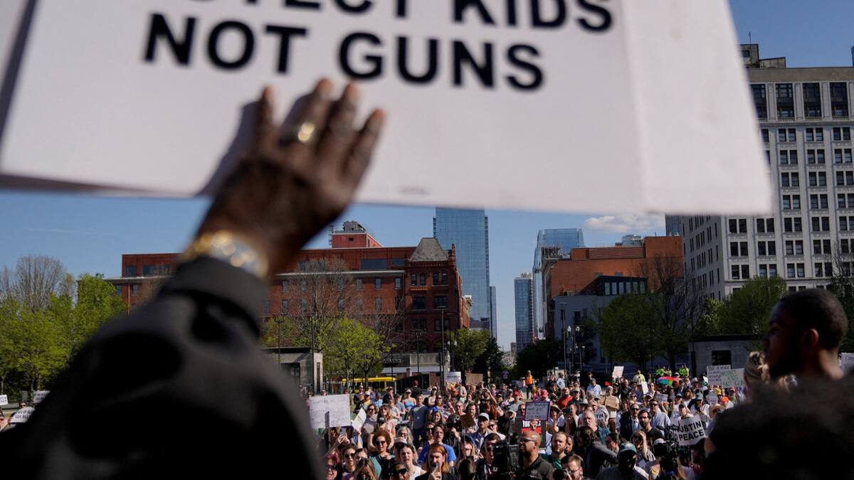 "Protect Kids Not Guns", Estados Unidos. Foto: Reuters