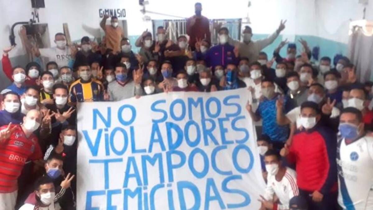 Protesta de presos en la cárcel de Devoto