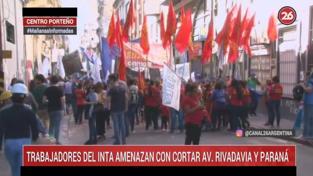 Protesta INTA - Centro Porteño