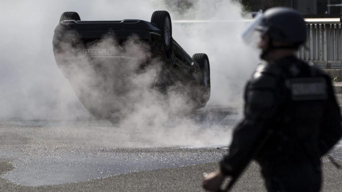 Protestas contra Uber, foto EFE