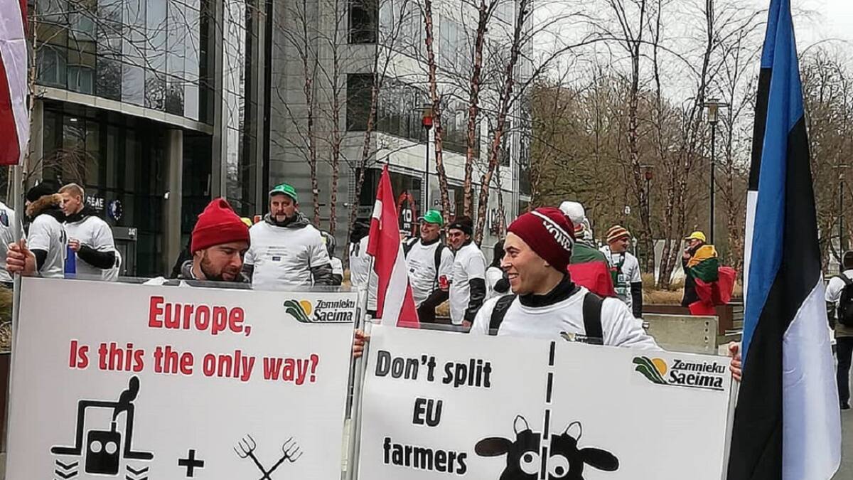 Protestas del sector agrícola europeo; acuerdo UE-Mercosur. Foto: Instagram @copacogeca