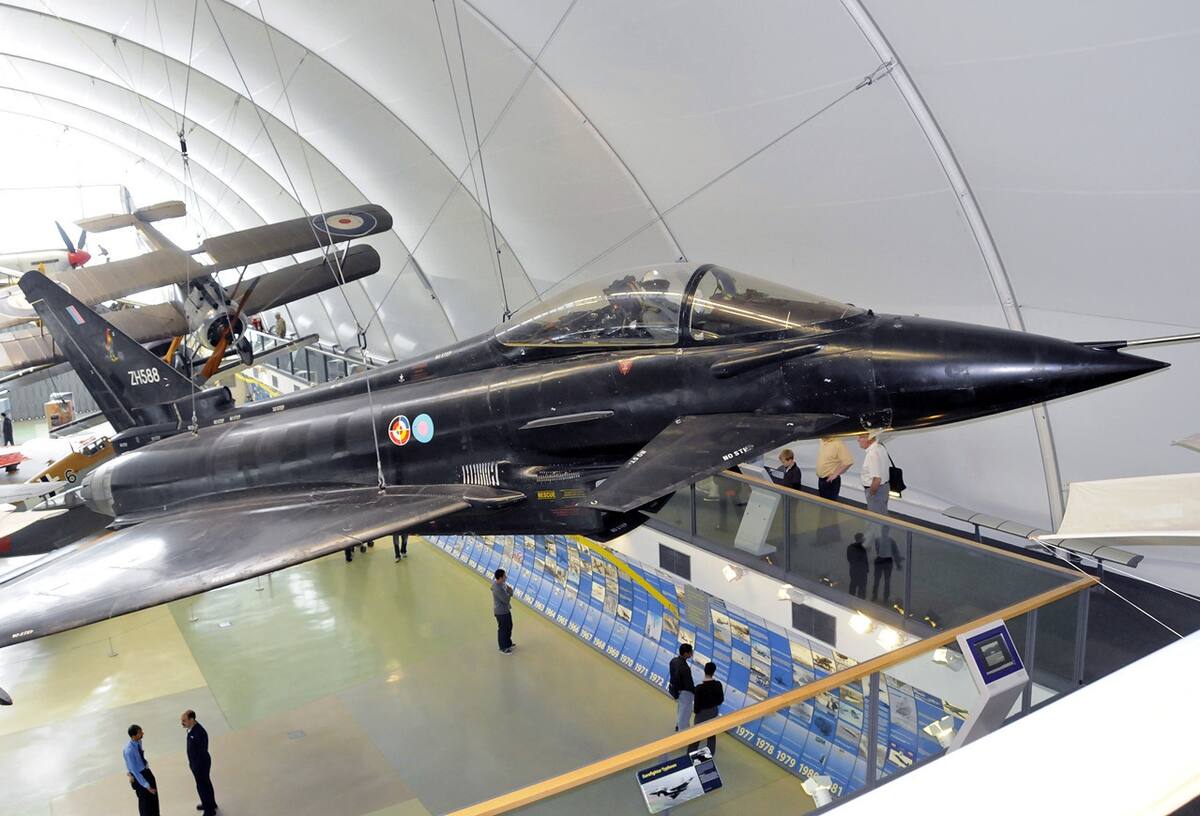 Prototipo de Eurofighter. Foto: Wikipedia.