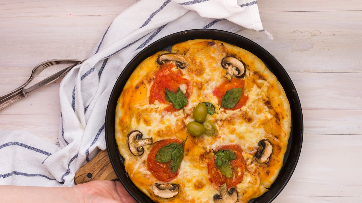 Provoleta, queso, tomate, receta, comida.