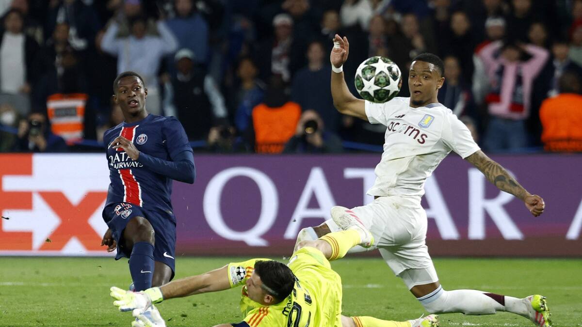 PSG vs. Aston Villa; Champions League 2024/25. Foto: Reuters (Stephanie Lecocq)