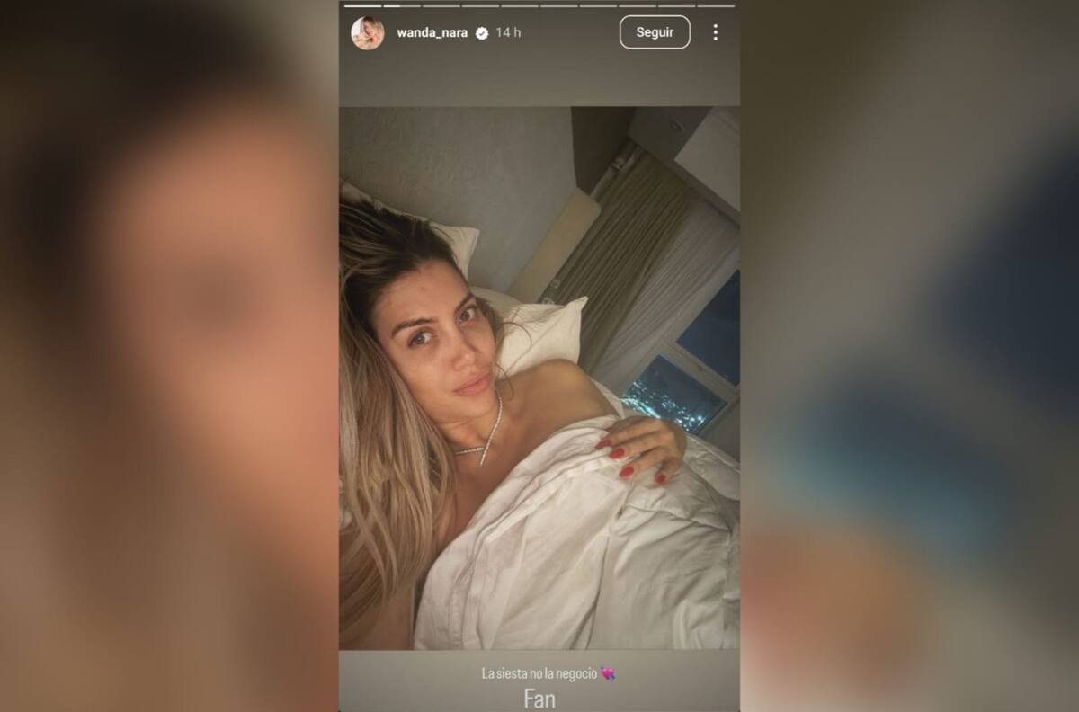 Publicación de Wanda Nara. Foto: Instagram.