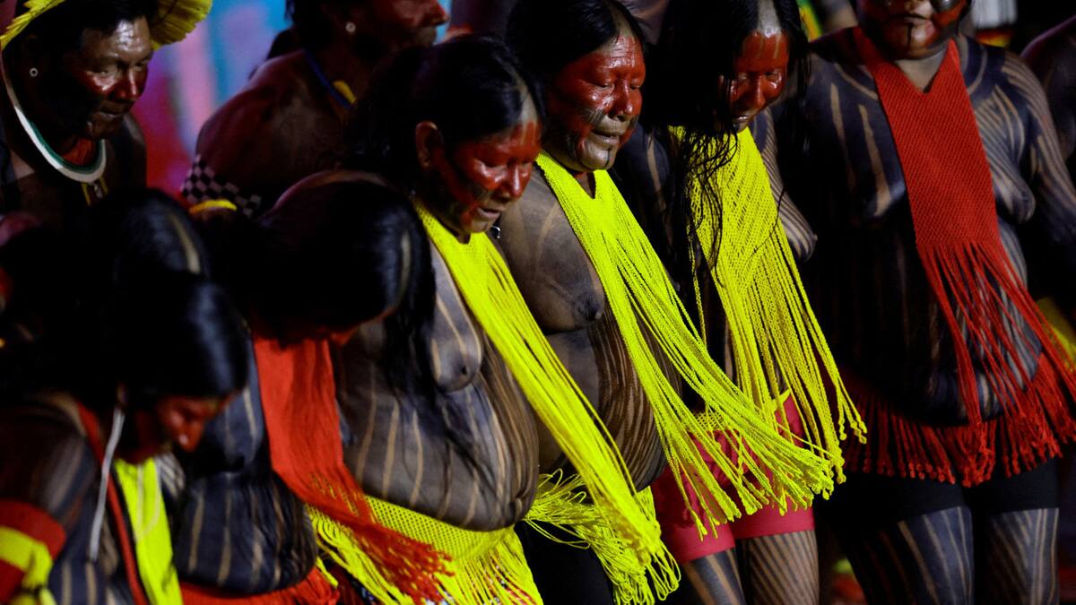 Pueblos originarios de Brasil. Foto: Reuters.