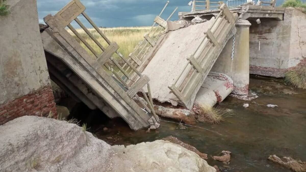 Se derrumbó un puente histórico en Buenos Aires: dejó incomunicados a un pueblo y a una reconocida ciudad